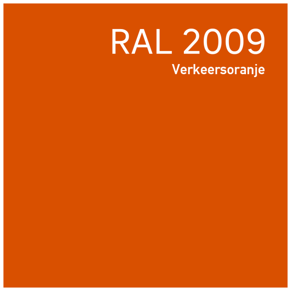 BRTC 2K componenten wegenverf verkeersoranje RAL 2009