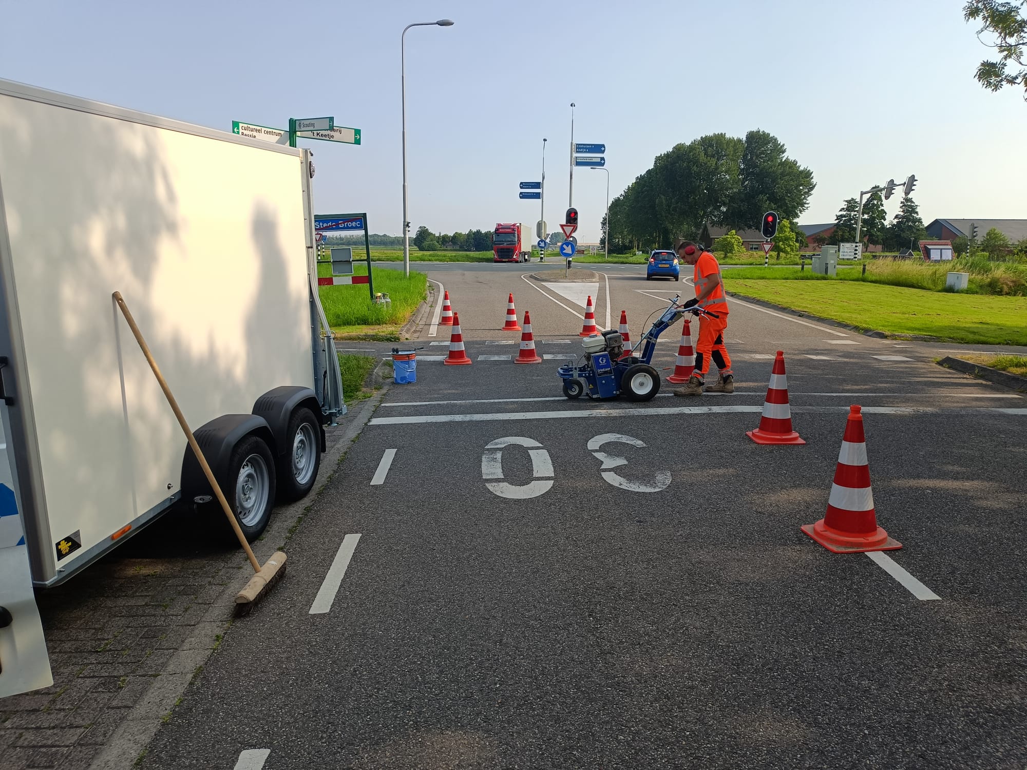 Wegmarkering verwijderen